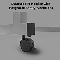 Portronics Buddy D – Laptop Table (Black, Wooden) combines style and functionality, offering comfort and durability for your workspace needs.