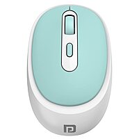 Portronics Toad 27: Blue Wireless Mouse with Silent Clicks, ergonomic design, 2.4GHz connectivity, long battery life, perfect for quiet environments, compatible with multiple devices.