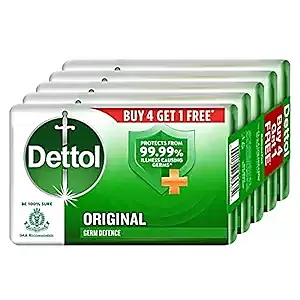 DETTOL SOAP ORG 5*150G (25) 290/-