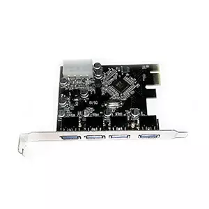 Live Tech PCIe USB 3.0 4-Port Expansion Card offers high-speed data transfer with four additional USB 3.0 ports. Ideal for expanding connectivity on desktops, supporting various devices seamlessly.