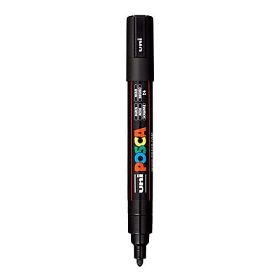 UNI POSCA MARKER - 5m BLACK