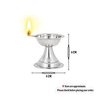 Traditional Silver Diya Sets