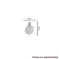 Silver Thambi thozhan Set (Hip Chain Pendants) for baby