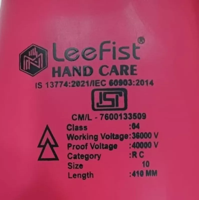 ELECTRICAL RUBBER GLOVES MN (CLASS-4)
