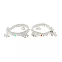 silver Blow and Silver Baby Anklet/Payal set