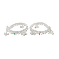 silver Blow and Silver Baby Anklet/Payal set