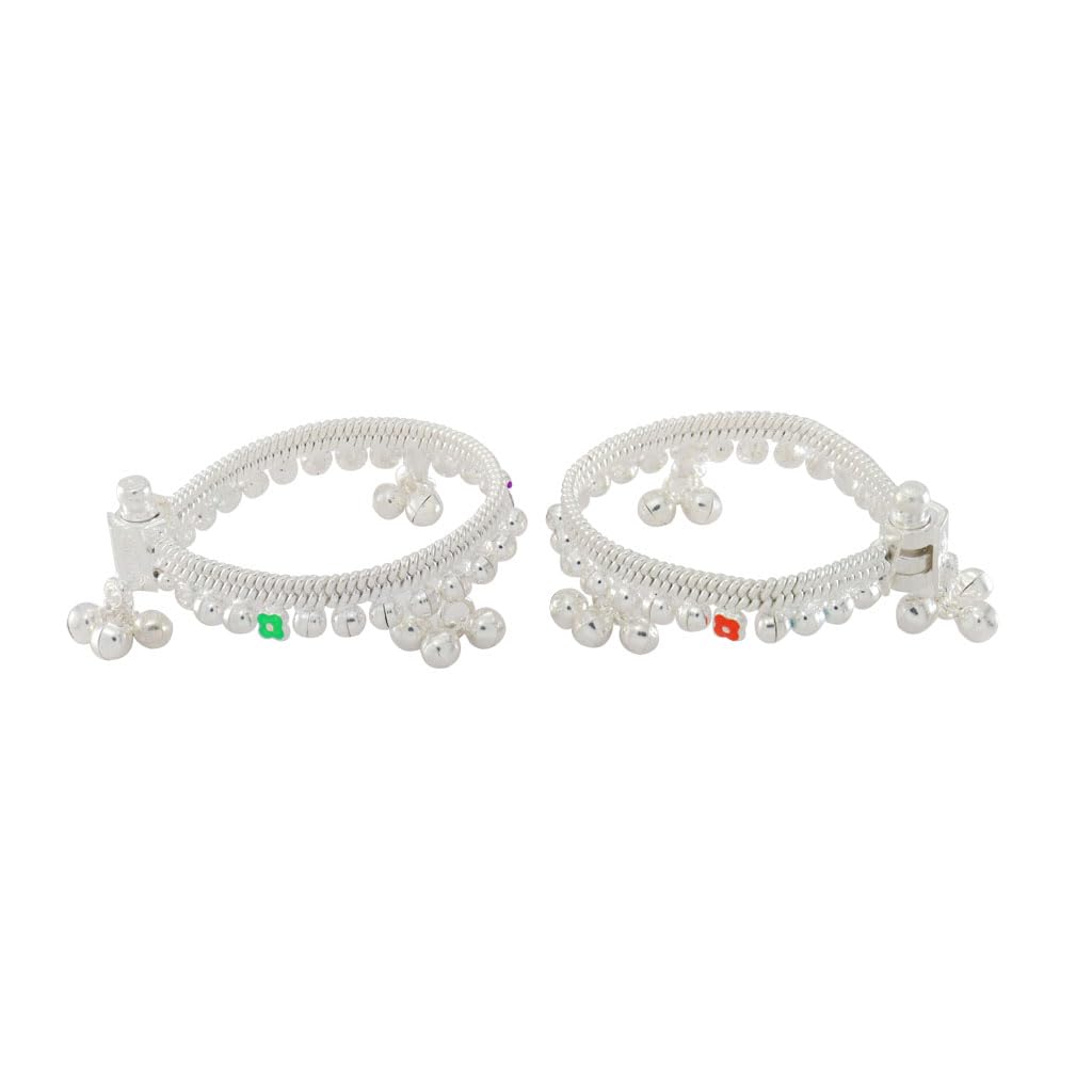 silver Blow and Silver Baby Anklet/Payal set