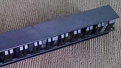 Cent Cable Manager 19" 1U, ABS Cent Cable Manager 19" 1U, ABS