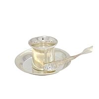 Sterling Silver Pancha Pathira with Plate Utharani Spoon with Thali panchapatra Panchamrutha Set