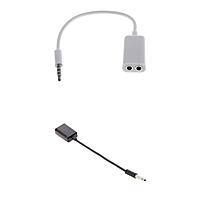 3.5mm Aux Jack 1 Male to 2 Female Stereo Headphone Earphone Jack Y Splitter Audio Jack Adapter Cable 3.5mm Aux Jack 1 Male to 2 Female Stereo Headphone Earphone Jack Y Splitter Audio Jack Adapter Cable