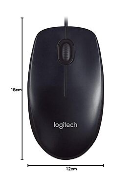 Logitech Wired Optical Mouse (M90)