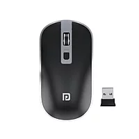 Portronics Toad 14 Wireless Mouse – 2.4GHz | Dual-Function Scroll | Black | 1 Year Warranty