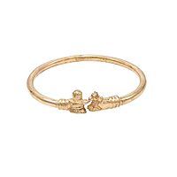 Gold Plated Adjustable Sivanlinga Nandi Kada