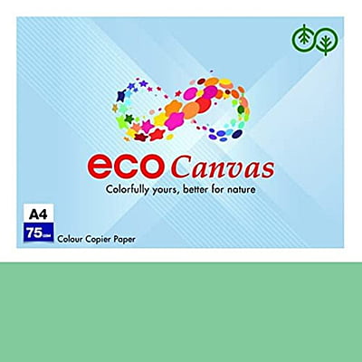 Copy of JK Eco Canvas  Paper A4 75 Green