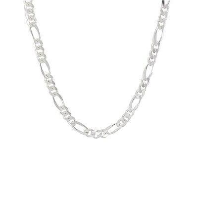 Sterling Silver Men's Figaro Chain