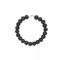 Silver Tied Karungali Bracelet