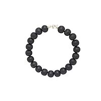 Silver Tied Karungali Bracelet