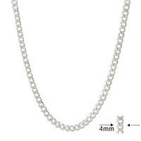 Sterling Silver Men's Curb Chain