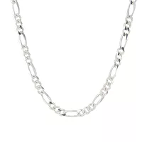 Sterling Silver Men's Figaro Chain