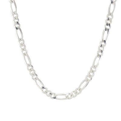 Sterling Silver Men's Figaro Chain