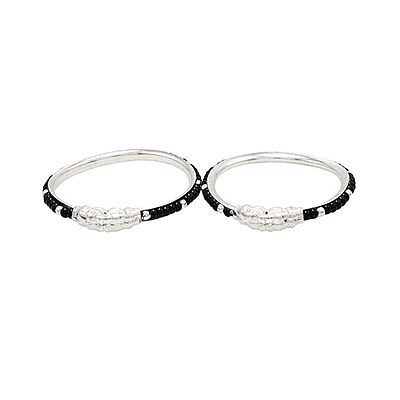 Silver Born Baby Anklets