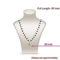 925 Silver Tied Rudraksha Mala Ruthratcham |Arch Ayyappan Pendant Silver ,Certified