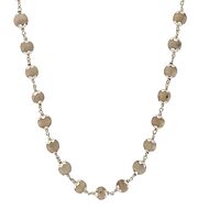Pure Silver-Tied Tulasi Mala for Ayyappan Devotees