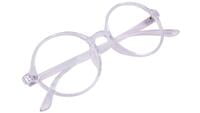 Unisex Round Large Spectacle Frames. Transparent Color Frame. Unisex Round Large Spectacle Frames. Transparent Color Frame.