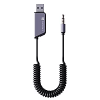 Portronics Auto 21 Bluetooth v5.3 Receiver for Car | Handsfree Calling | Black | 1 Year Warranty