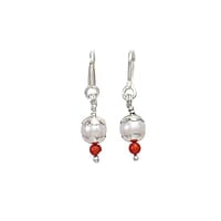 Silver Pearl Earrings, Thottu for kids
