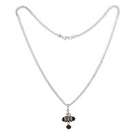 Silver Chain with Udukai Pendent