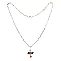 Silver Chain with Udukai Pendent