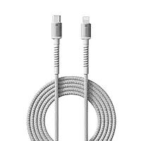 POR 2167 Konnect X C-Lightning – 27W Type-C to Lightning Braided Cable | 1M | White
