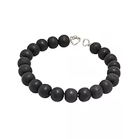 Silver Tied Karungali Bracelet