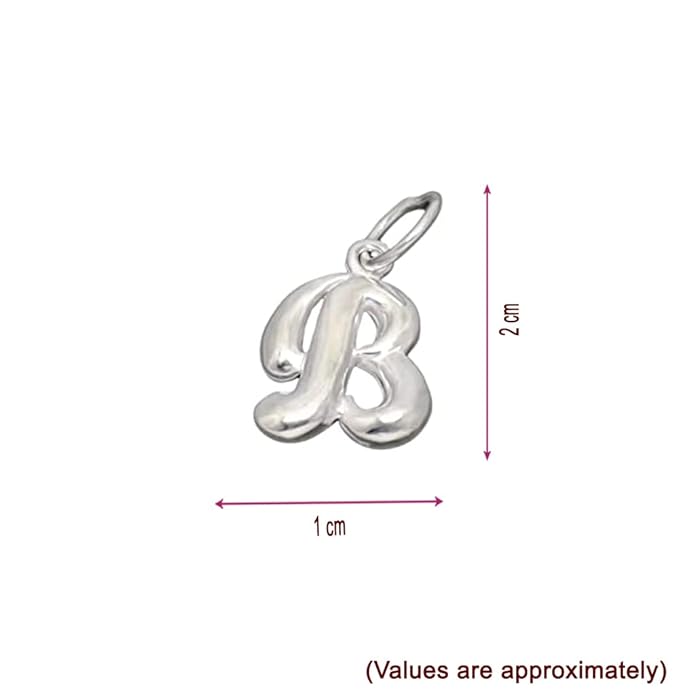 Silver B Pendant
