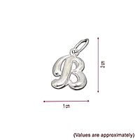Silver B Pendant