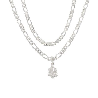 Sterling Silver Charm Vinayagar Pendant Without Chain Ganesh ji Dollar