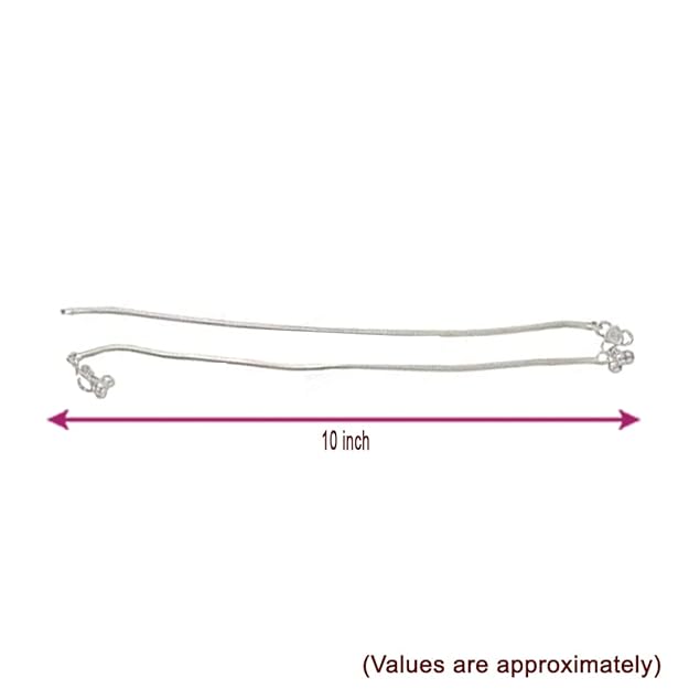 Silver Anklets for women/Payals/Kolusu