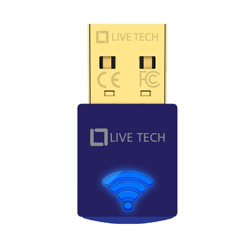 Live Tech WD03 is a versatile WiFi + Bluetooth USB adapter, enabling seamless wireless connectivity for your devices. Compact design, easy setup, and supports high-speed data transfer.