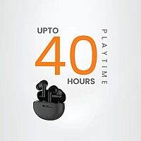 Just Corseca Soul Sync Pro TWS Earbuds – Bluetooth 5.3 | 10mm Drivers | 40H Playtime | Black