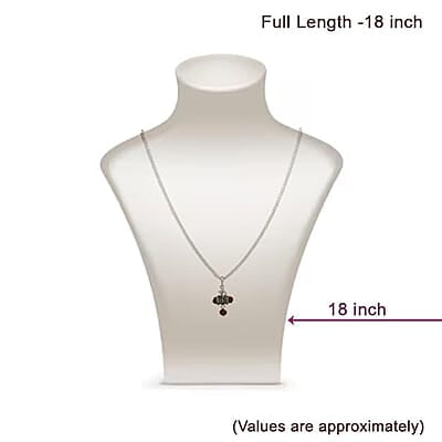 Silver Chain with Udukai Pendent