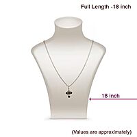 Silver Chain with Udukai Pendent