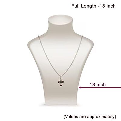 Silver Chain with Udukai Pendent