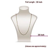 Pure Silver-Tied Tulasi Mala for Ayyappan Devotees