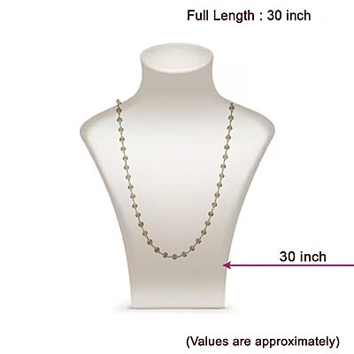 Pure Silver-Tied Tulasi Mala for Ayyappan Devotees