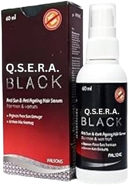 Q-Sera Black Serum Anti Sun & Anti Ageing Hair Serum