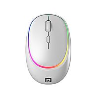 Portronics Toad IV Bluetooth Mouse – Dual Mode | RGB | Rechargeable | White | 1 Year Warranty