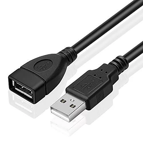 HAMMOK RADIANT 3M USB 2.0 Extension Cable – High-Speed Data & Charging Extension Cable