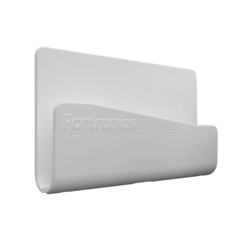 Portronics Modesk 101 Wall Mount Mobile Holder  | Charging Holder | White