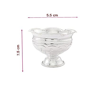 Silver Chandan Pela or Bowl Silver Chandan Pela or Bowl